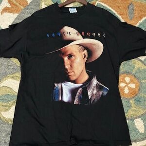 Vintage 90's Garth Brooks Fresh Horses Concert Tour Tshirt Size XL